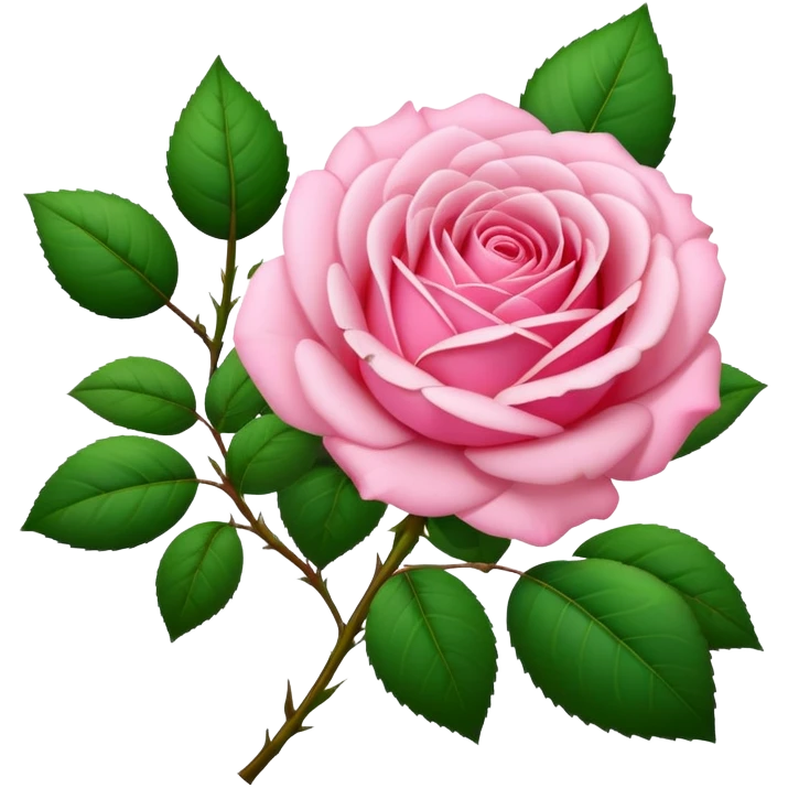 pink and green flowers emoji