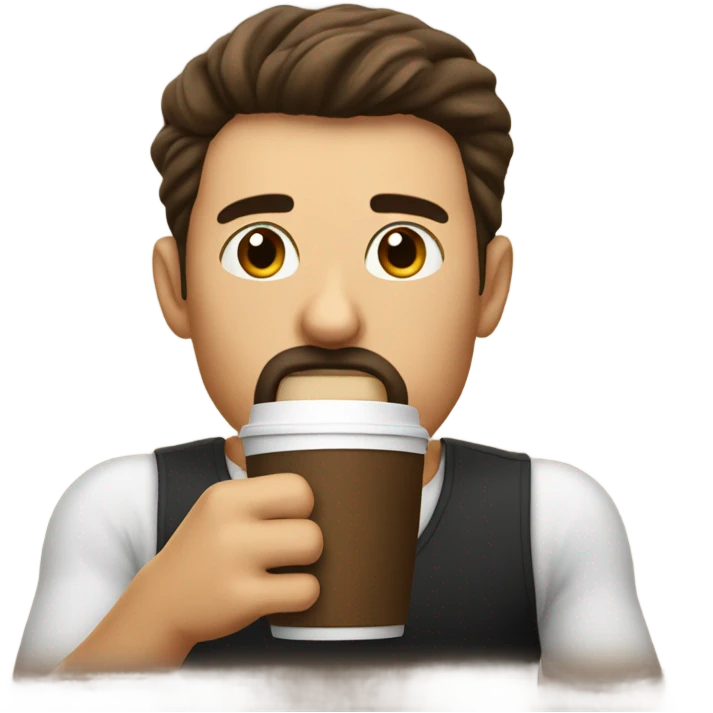 Me drinking Coffe  emoji