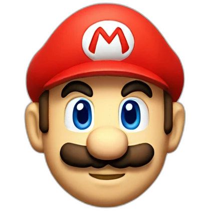 Mario Head emoji