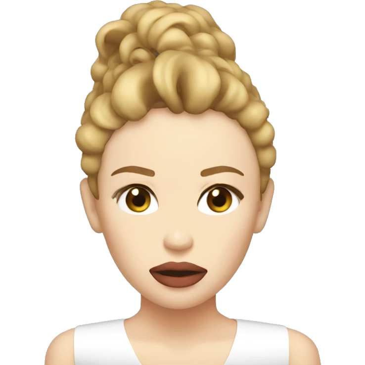 Kylie Minogue sad emoji