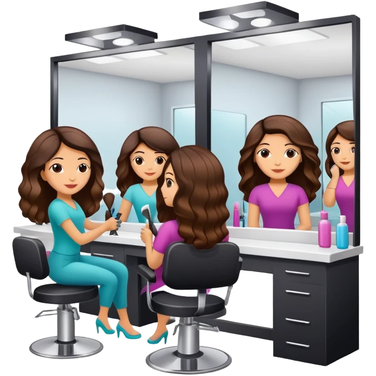 Hispanic hair salon emoji