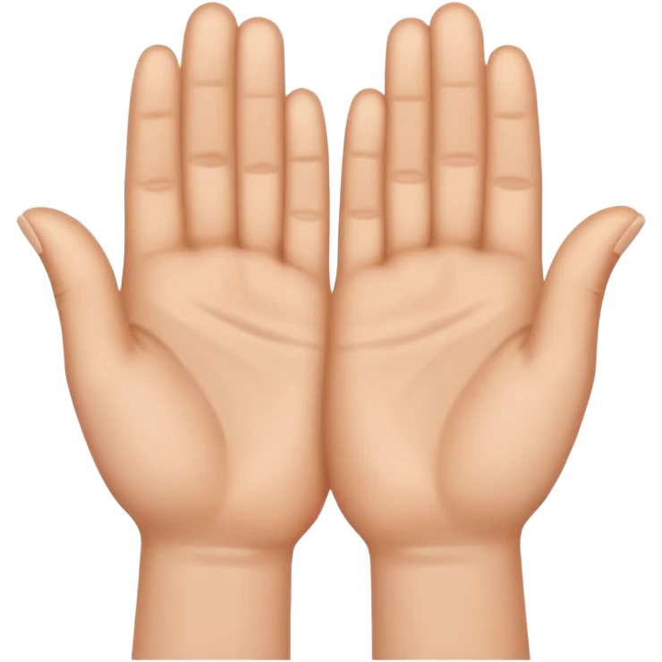 Forma una H con las manos emoji