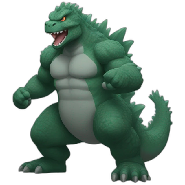Godzilla gym emoji