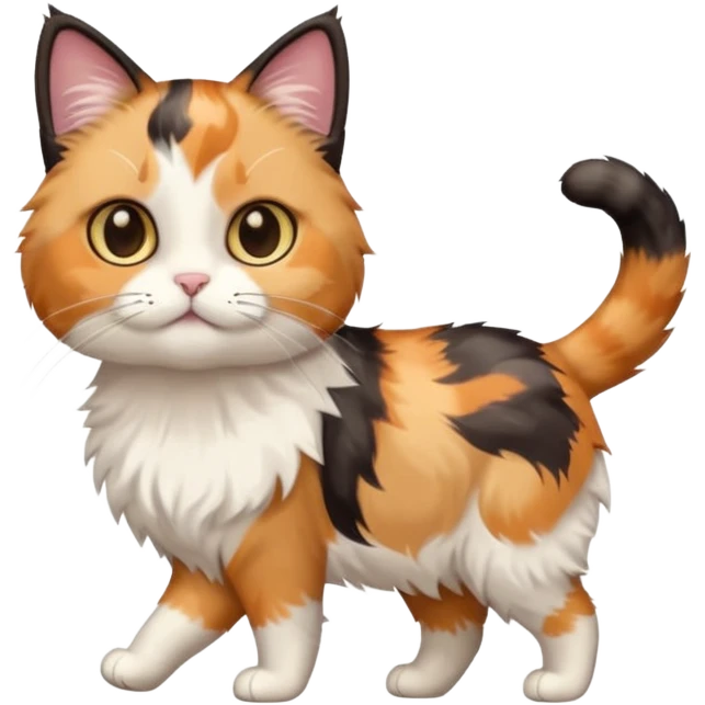 cute cat walking on the street emoji