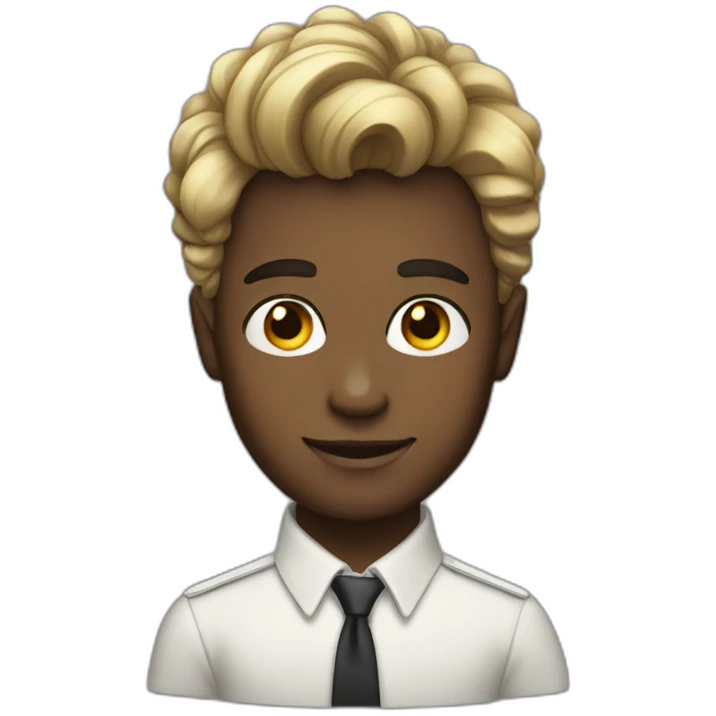 Posh-boy-with-raibow-hair emoji