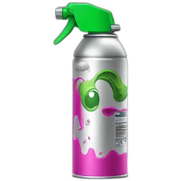 spray can  emoji