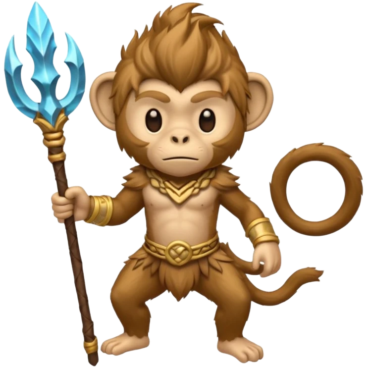 air elemental monkey warior emoji