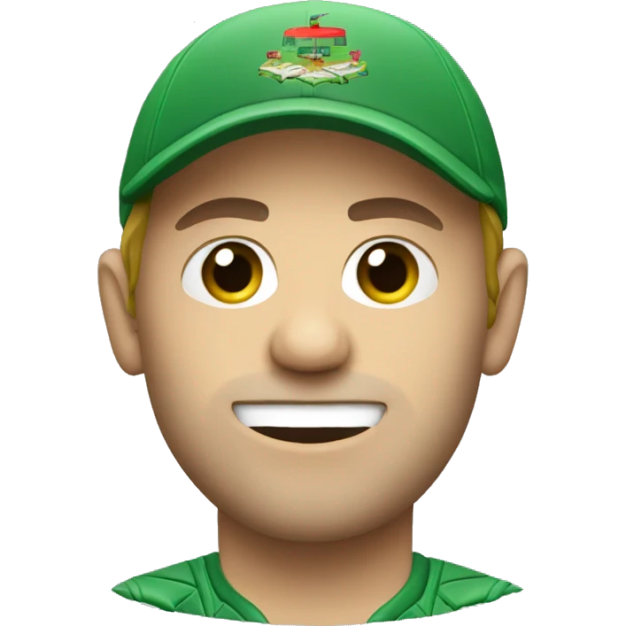 cricketer with ball emoji