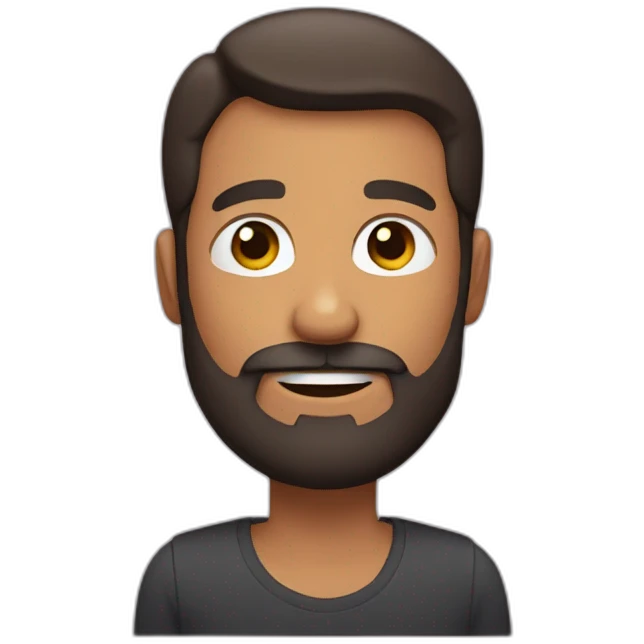 bearded man with ok sign emoji