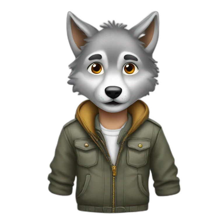 Enfant loup emoji