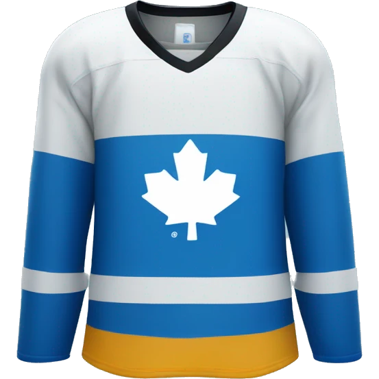 hockey jersey blue S logo emoji