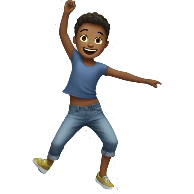 kid dancing emoji