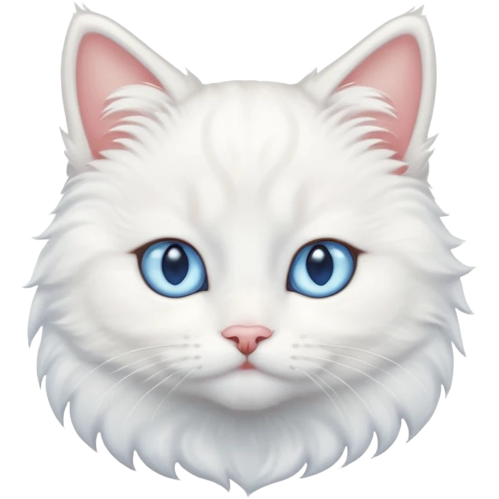 cute cat white emoji
