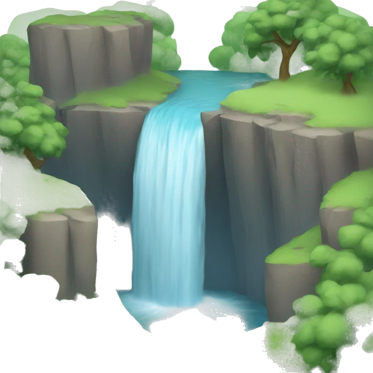Water fall emoji