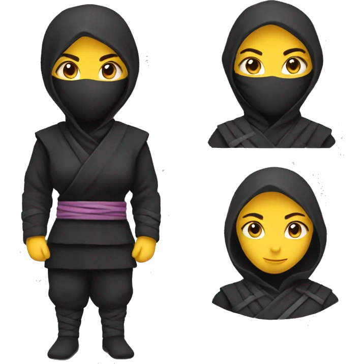 Ninja girl emoji