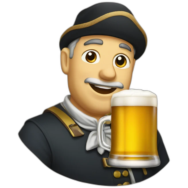 Buveur de bière emoji