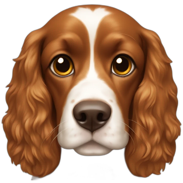 Spaniel color caramel emoji