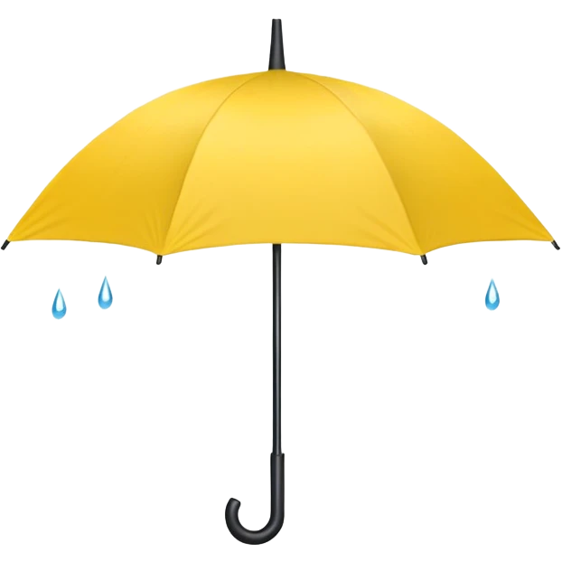 yellow umbrella  emoji