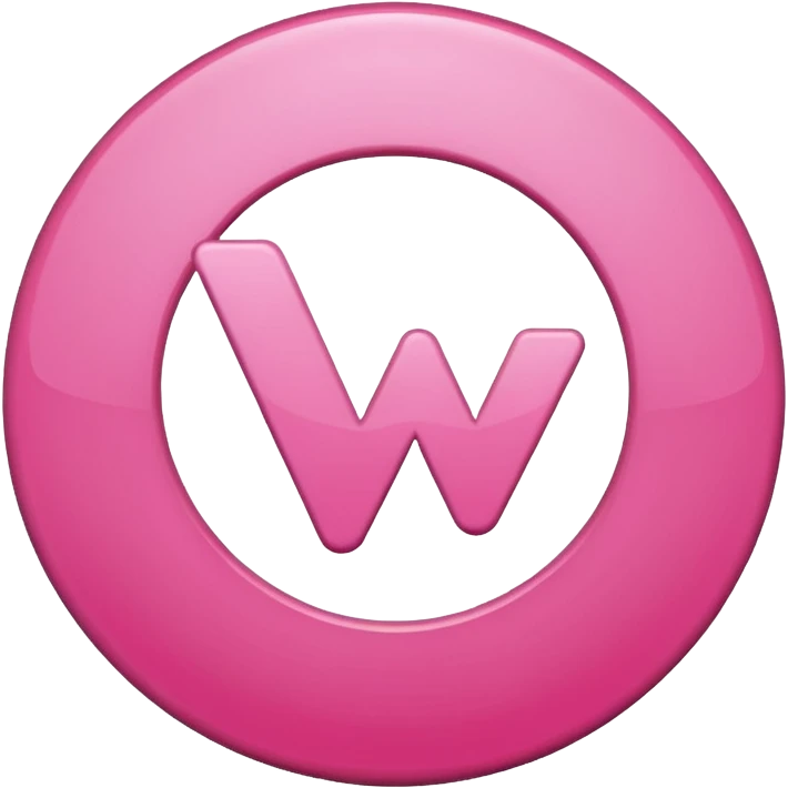 checkmark symbol in a circle in pink color that would reflect that a task has been done emoji