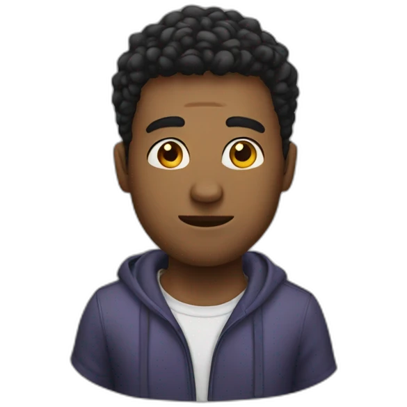 guy with rizz face emoji