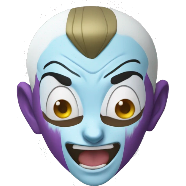 Whis from dragon ball yelling emoji