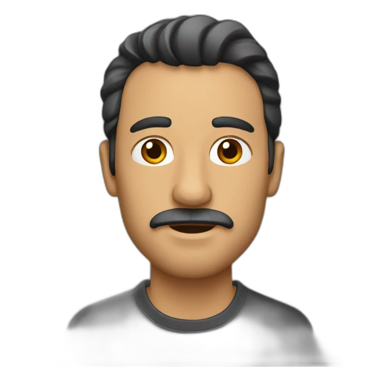 Hombre espantado emoji