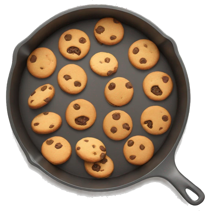Pan of cookies emoji