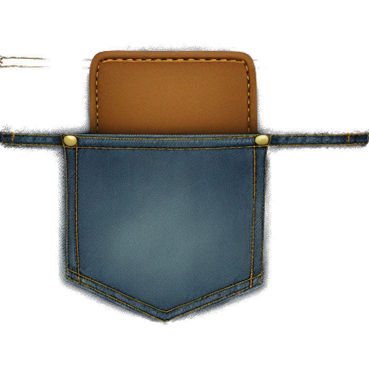 Jean pocket emoji