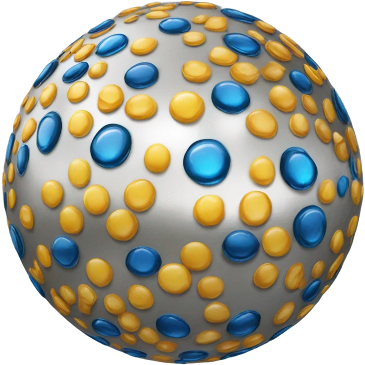 Bola disco con moño emoji