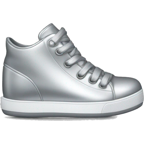 silver sneaker emoji