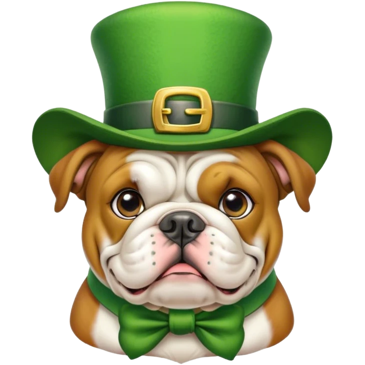Leprechaun Bulldog  emoji