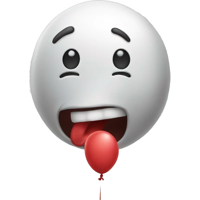 head eating balloon emoji