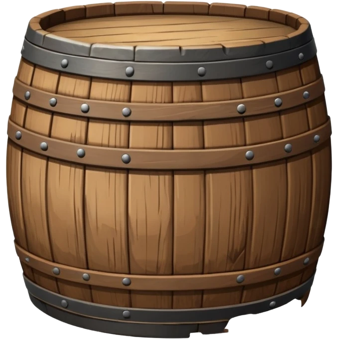 Wood car barrel  emoji