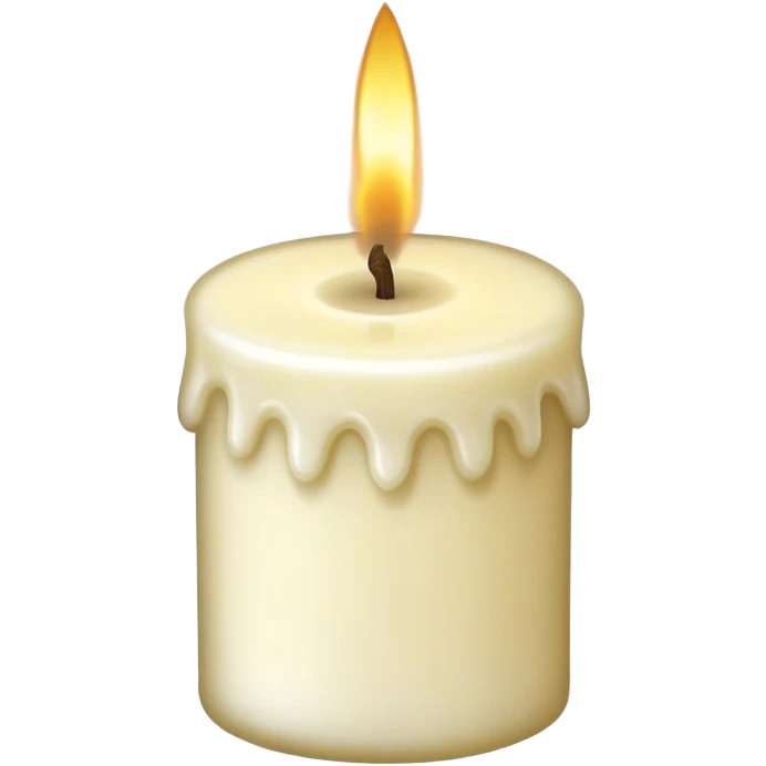 Vanilla candle gift  emoji