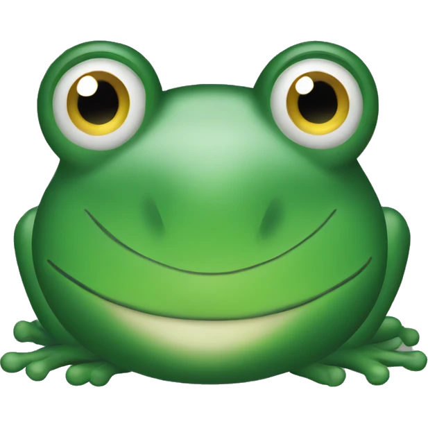 Frog working on excel emoji