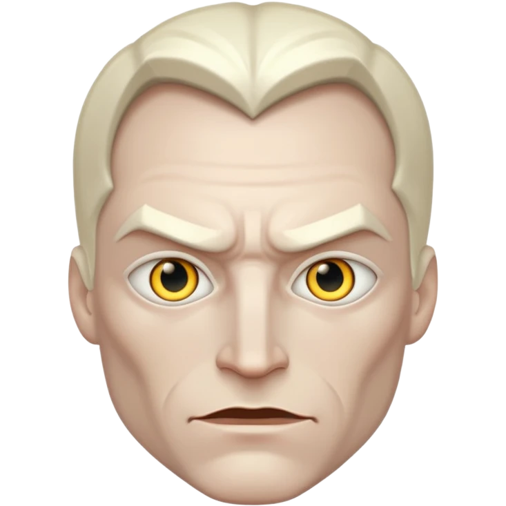 Batman white person white glowing eyes emoji