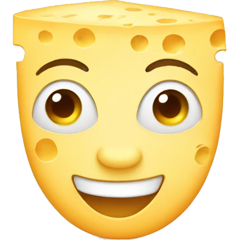 French cheese face emoji