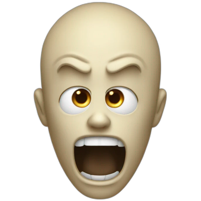 Scream emoji