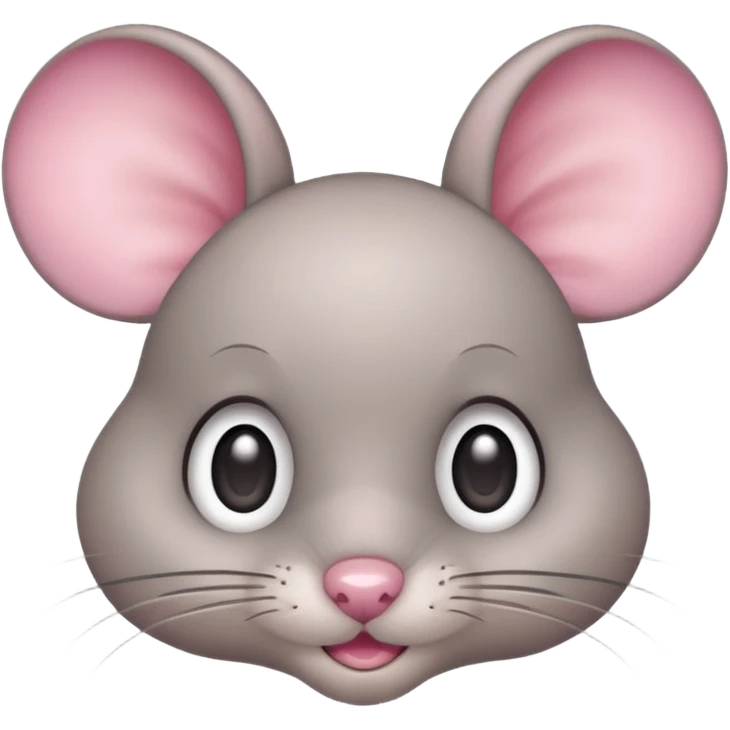 An baby mice face emoji