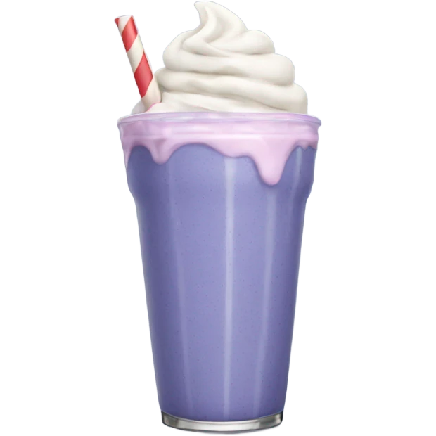 blueberry milkshake emoji