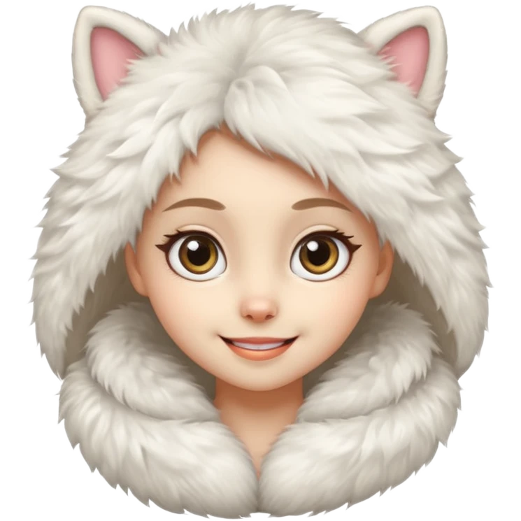 Attractive furry girl emoji