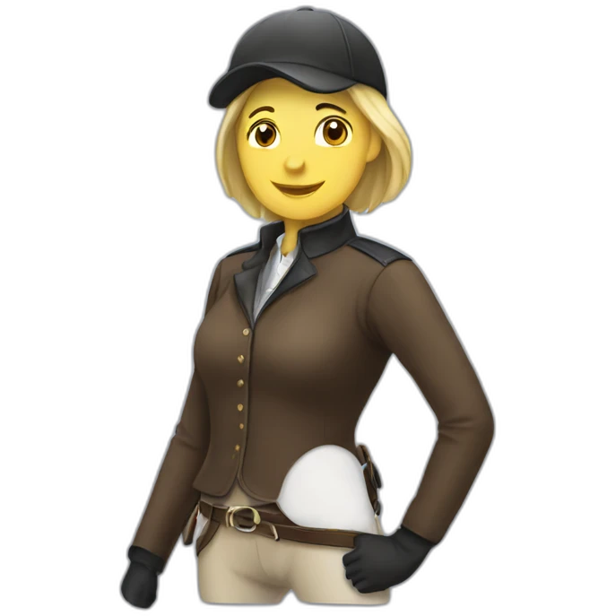 Equestrian emoji