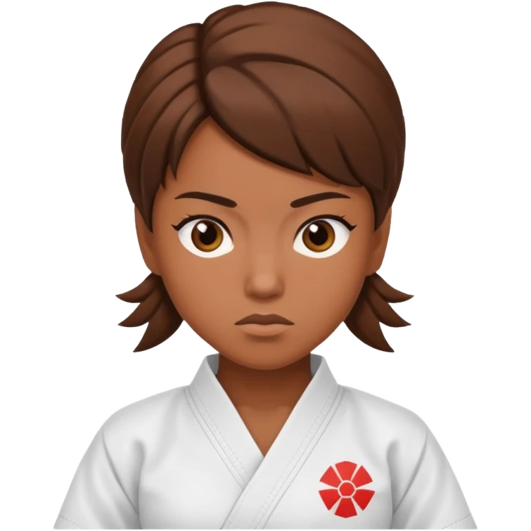 karate lady emoji