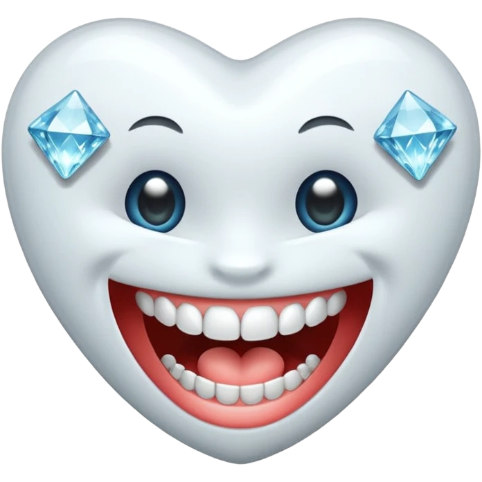 Diamond teeth emoji