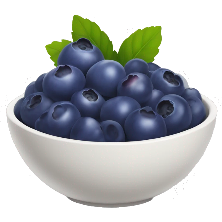 Blueberry açai bowl emoji