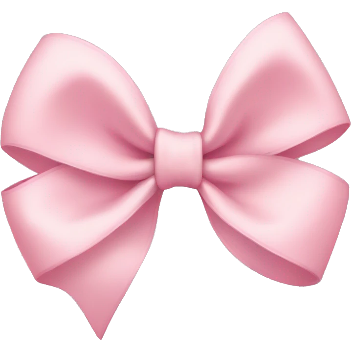Light pink bow emoji