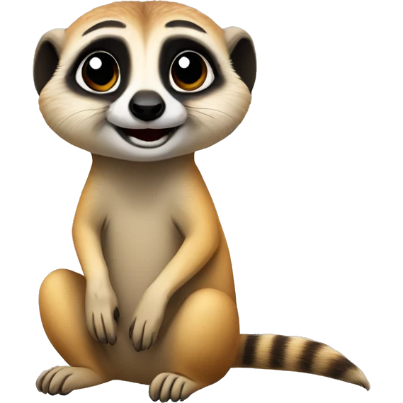 Cute meerkat emoji