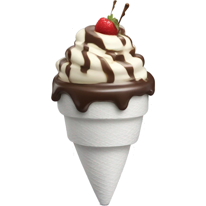 ice cream sundae emoji