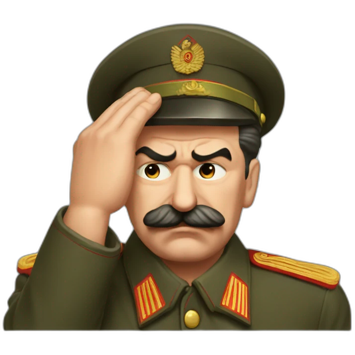 Stalin facepalm emoji
