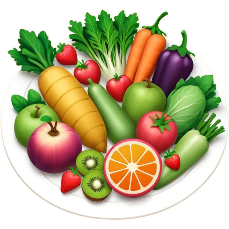 emoji de un alimento saludables emoji